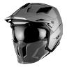 CASQUE TRIAL MT STREETFIGHTER SV UNI GRIS BRILLANT   S  SIMPLE ECRAN TRANSPARENT TRANSFORMABLE AVEC MENTONNIERE AMOVIBLE (LIVRE AVEC UN ECRAN SUPPLEMENTAIRE DARK) (ECE 22.06)