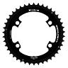 PLATEAU ROUTE 4BRA D.110 POUR SHIMANO ULTEGRA R8100-8170 DURA-ACE R9200-9270 105 R7100 TA X110 42DTS EXTERIEUR NOIR 12V.  (PENSER A COMMANDER LE KIT INTRAVIS CORRESPONDANT)