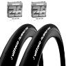 PNEU ROUTE 700 X 28 VITTORIA RUBINO PRO 4 NOIR GRAPHENE 2.0 TS (28-622) (PACK DE 2 PNEUS ET 2 CHAMBRES)